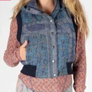 NATURAL LIFE Kali Cropped Puffer Vest Size XL